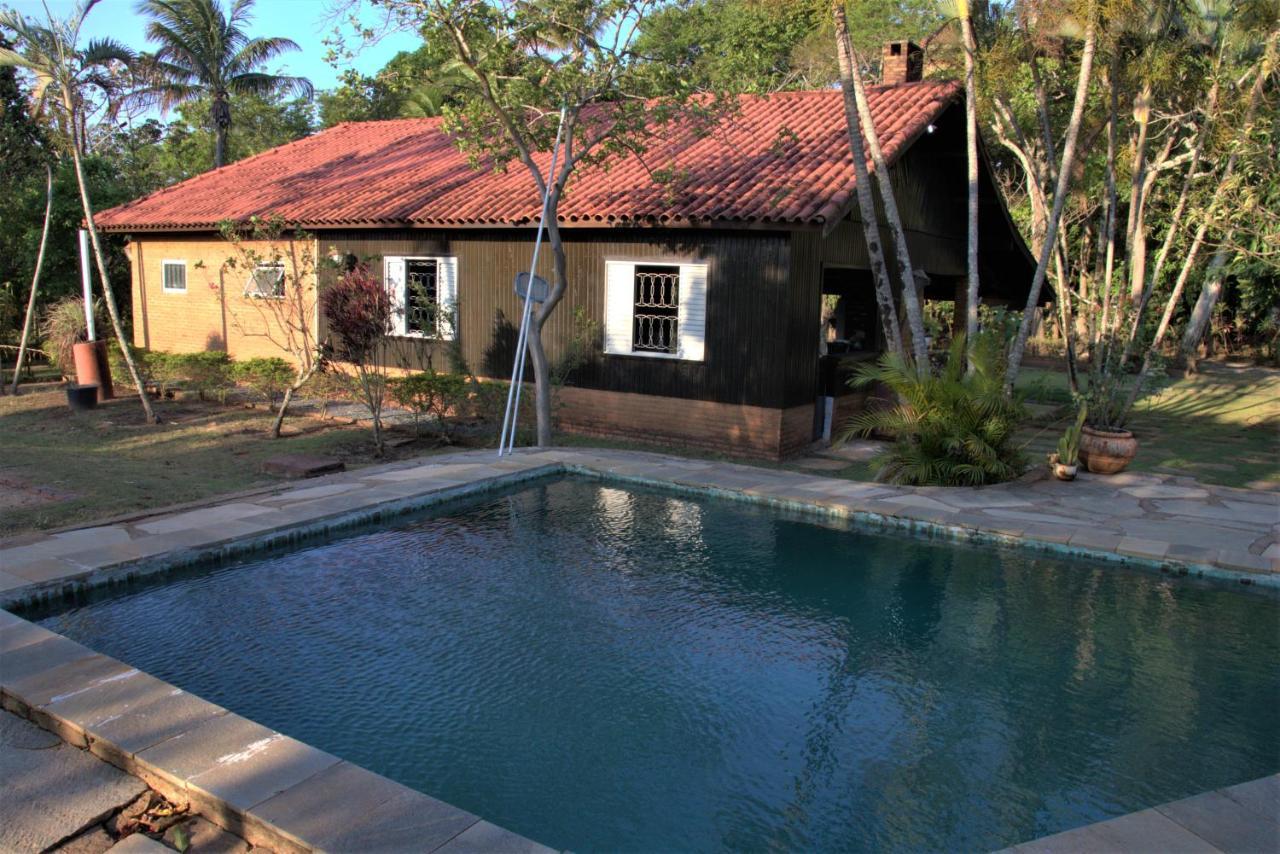 Casa Unica Com Piscina E Lareira A 1,2 Km Do Centro Villa Chapada dos Guimarães Esterno foto